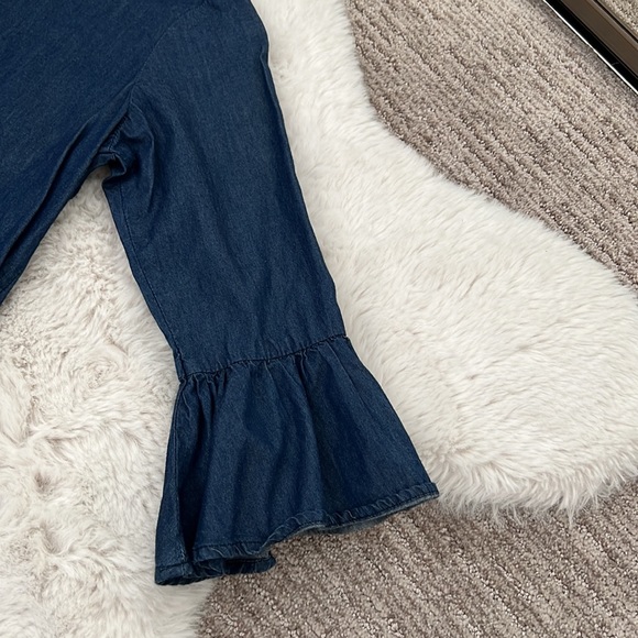 Soft denim top - Picture 3 of 4